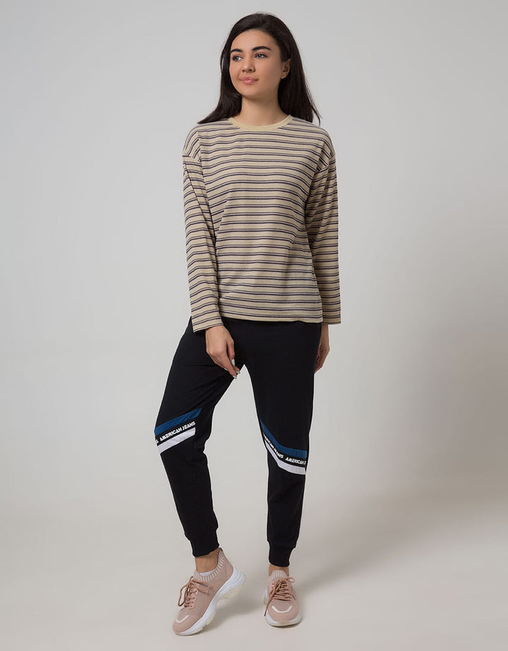 Phenomenal Long Sleeve T-Shirt Stripes Cabut Jarum