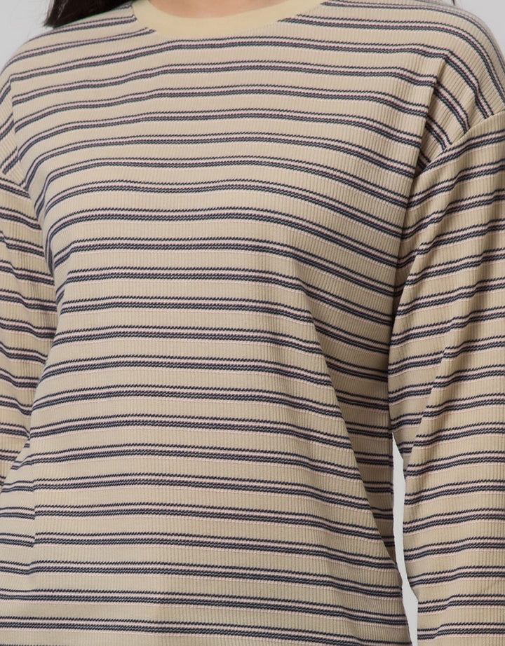 Phenomenal Long Sleeve T-Shirt Stripes Cabut Jarum