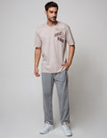 Cole Long Pants Knit Terry Print Cole Stripe