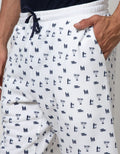 Cole Short Pants Knit Terry Print Holiday