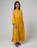 Kidz Too Long Sleeve Maxi DreShort Sleeve Bamus Embroidered Rubber Stacked Chest