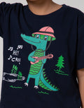 Little M Short Sleeve T-Shirt Ki Best Buy Croco Guitar Hey Cro