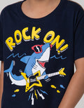 Little M Short Sleeve T-Shirt Ki Best Buy Shark Rock On