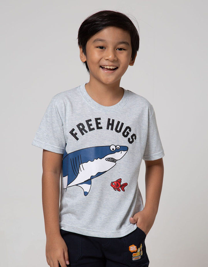 Little M Short Sleeve T-Shirt Best Buy Shark Free Hug