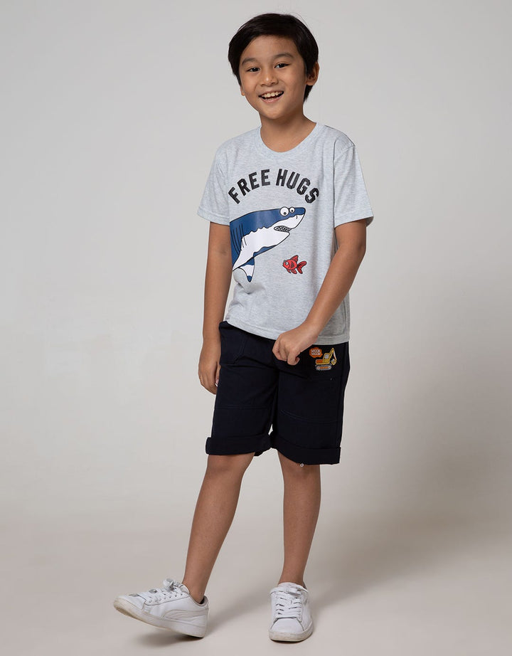 Little M Short Sleeve T-Shirt Best Buy Shark Free Hug