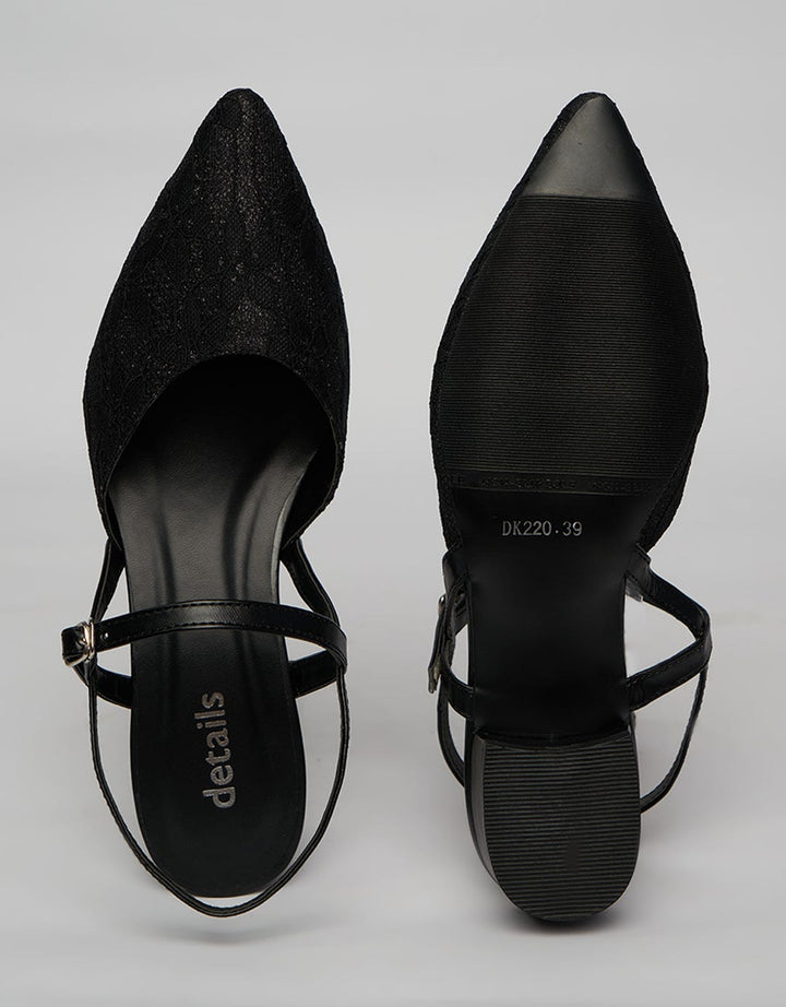 Details Ankle Strap Shoes Woman