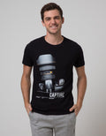 T Zone Men Casual Short Sleeve T-Shirt Photoprint Photography Capture