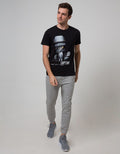 T Zone Men Casual Short Sleeve T-Shirt Photoprint Photography Capture