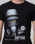 T Zone Men Casual Short Sleeve T-Shirt Photoprint Photography Capture