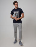 T Zone Men Casual Short Sleeve T-Shirt Photoprint Photography Classic Vintage