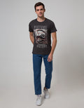 T Zone Men Casual Short Sleeve T-Shirt Photoprint Photography Picture History