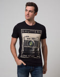 T Zone Men Casual Short Sleeve T-Shirt Photoprint Photography Shutters