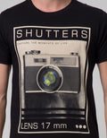 T Zone Men Casual Short Sleeve T-Shirt Photoprint Photography Shutters