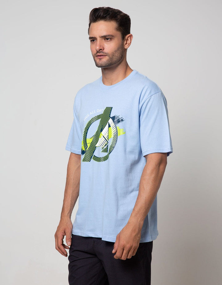 Marvel Avengers Comics Logo Print T-shirt
