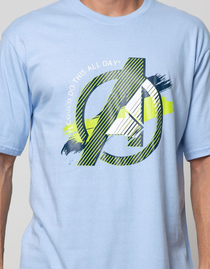 Marvel Avengers Comics Logo Print T-shirt