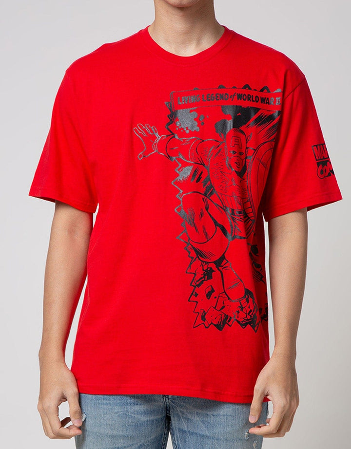 Marvel Comic Print Short SleeveT-Shirt
