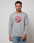 Marvel Captain America Logo Sweatshirt