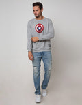 Marvel Captain America Logo Sweatshirt