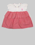 Pipiniko Short Sleeve Midi Dress Kotak Krah Bunny