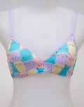 Nevada Non Push Up Regular Bra Print Puzzle Cats