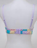Nevada Non Push Up Regular Bra Print Puzzle Cats