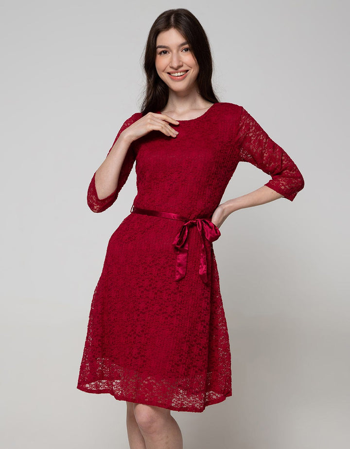 Exit Casual Dress With Ribbon