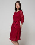 Exit Casual Dress With Ribbon