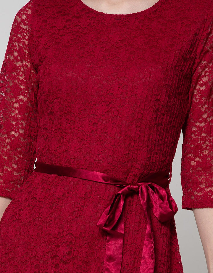 Exit Casual Dress With Ribbon