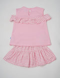 Pipiniko Top - Bottom Set Skirt Cat Kotak
