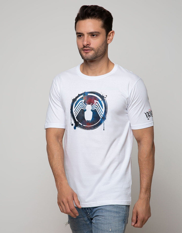 Marvel Short Sleeve T-Shirt Venom Paint Circle