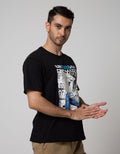 Nevada Short Sleeve T-Shirt Print Raw Denim
