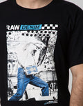 Nevada Short Sleeve T-Shirt Print Raw Denim