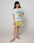 Disney Minnie Short Sleeve Pyjama Capri Minnie Lemon
