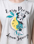 Disney Minnie Short Sleeve Pyjama Capri Minnie Lemon