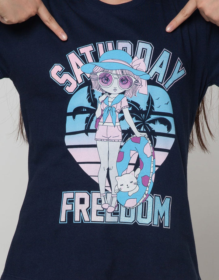 Aero Kids Short Sleeve T-Shirt Nonik Saturday Freedom