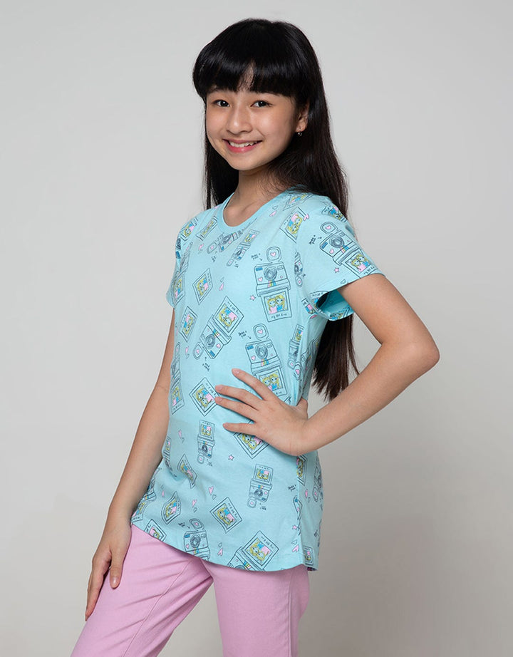Aero Kids Short Sleeve T-Shirt Nonik Full Print