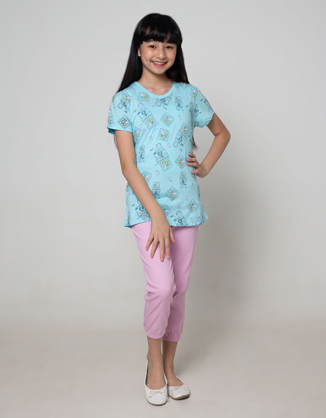Aero Kids Short Sleeve T-Shirt Nonik Full Print