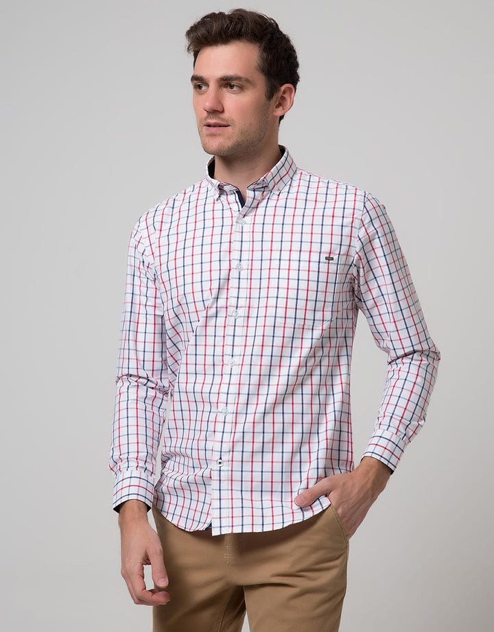 Cardinal Formal Long Sleeve Men's Formal Shirts