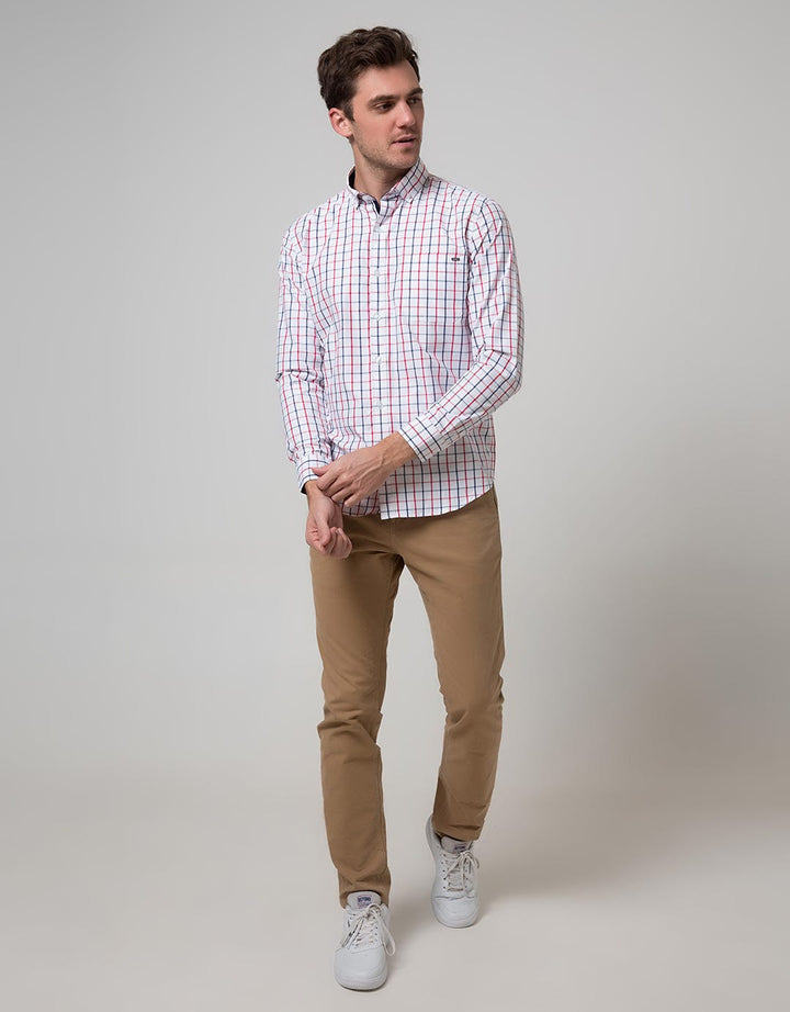 Cardinal Formal Long Sleeve Men's Formal Shirts