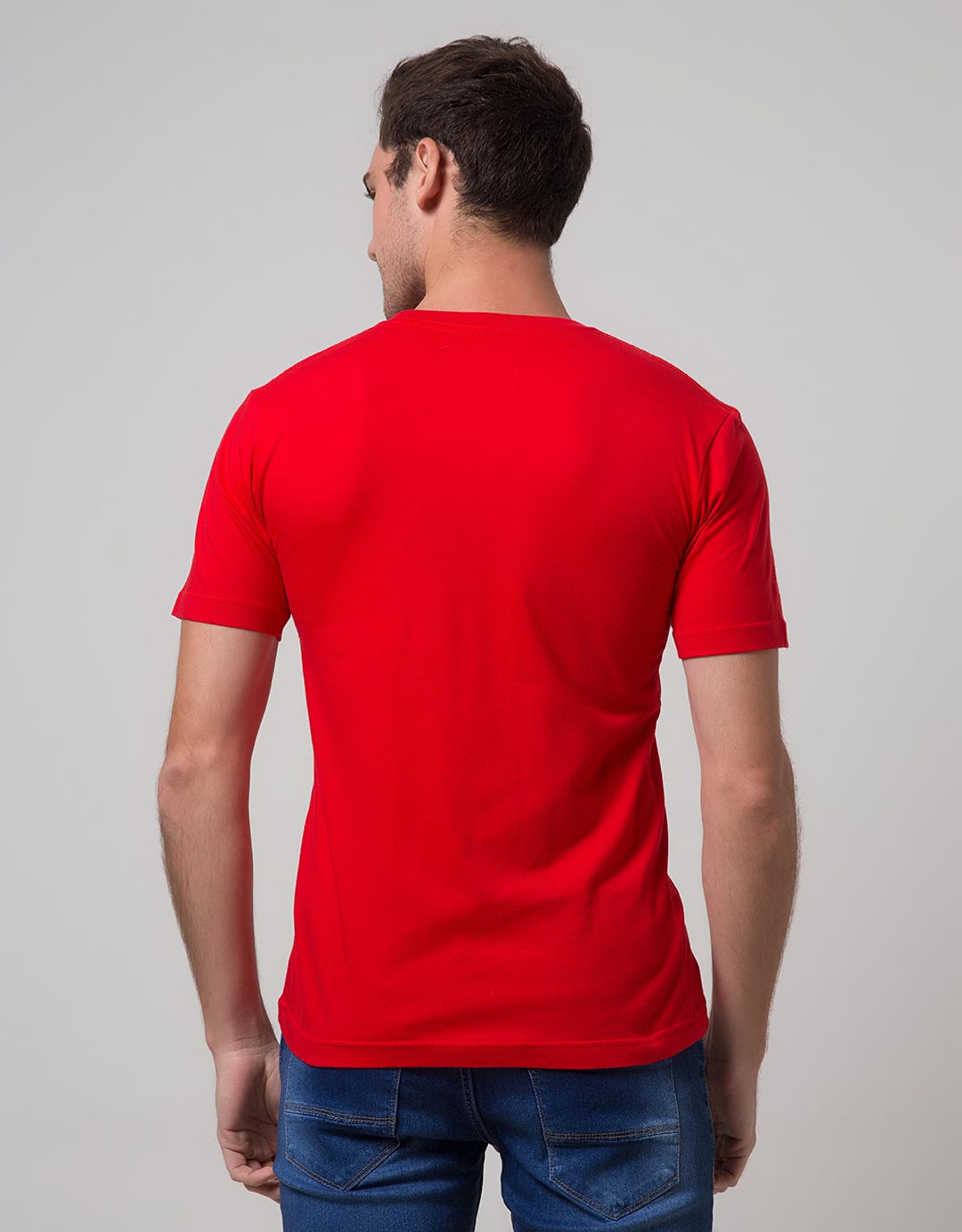 Cardinal Jeans Short Sleeve Men T-Shirt Oblong