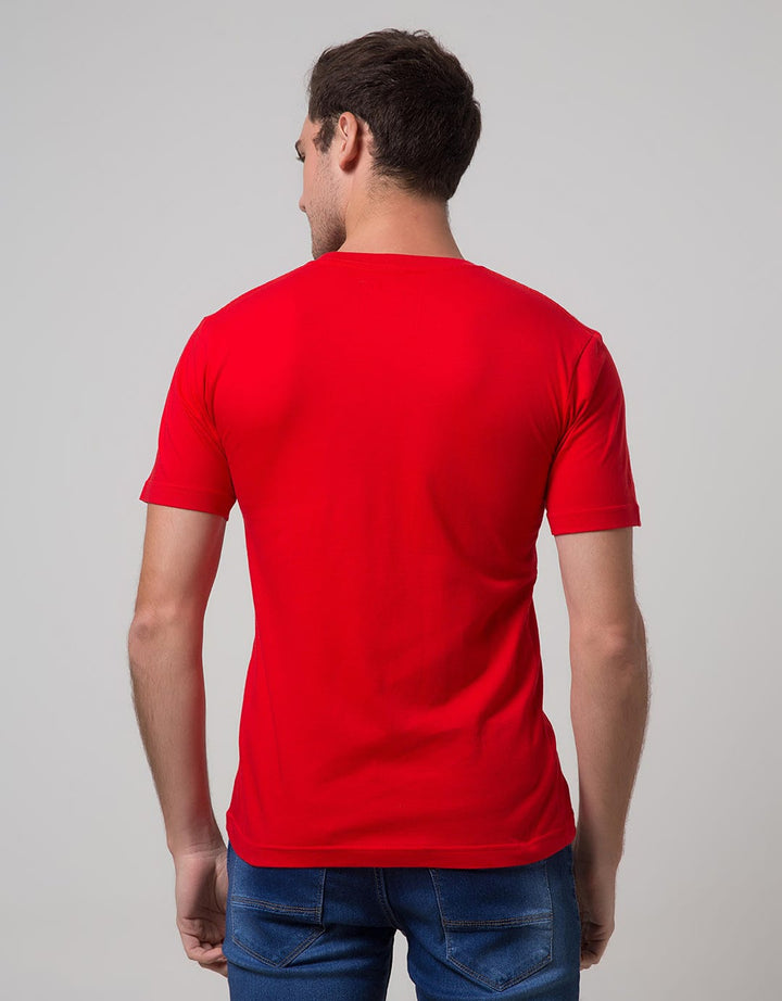 Cardinal Jeans Short Sleeve Men T-Shirt Oblong