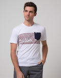 Cardinal Jeans Short Sleeve Men T-Shirt Oblong