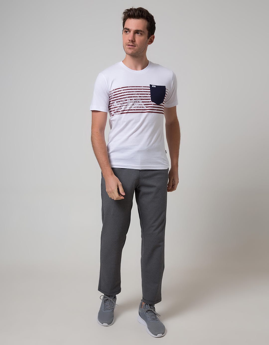 Cardinal Jeans Short Sleeve Men's Oblong T-Shirt