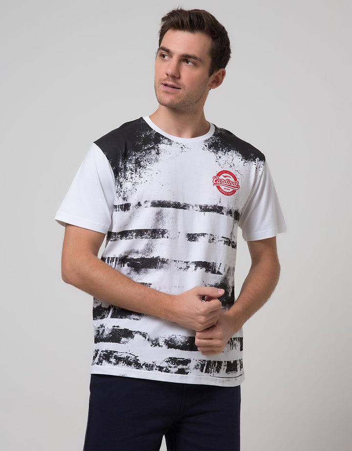 Cardinal Jeans Short Sleeve Men T-Shirt Oblong