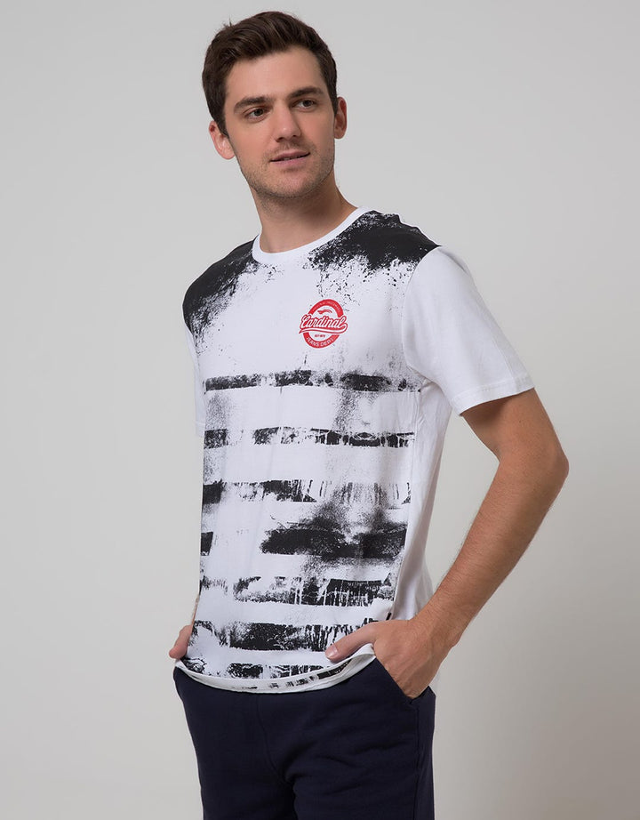 Cardinal Jeans Short Sleeve Men T-Shirt Oblong