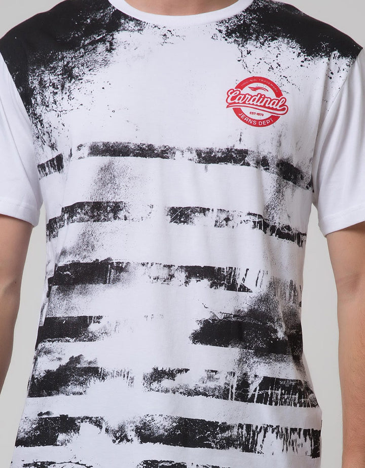 Cardinal Jeans Short Sleeve Men T-Shirt Oblong