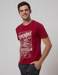 Cardinal Jeans Short Sleeve Men T-Shirt Oblong