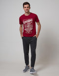 Cardinal Jeans Short Sleeve Men T-Shirt Oblong