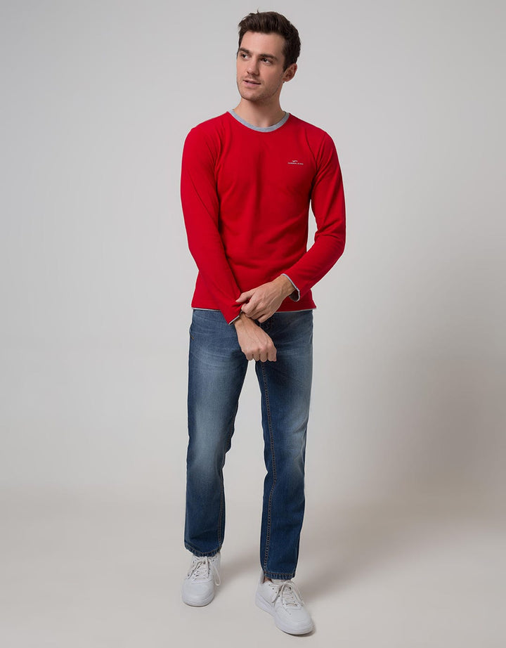 Cardinal Jeans Long Sleeve T-Shirt