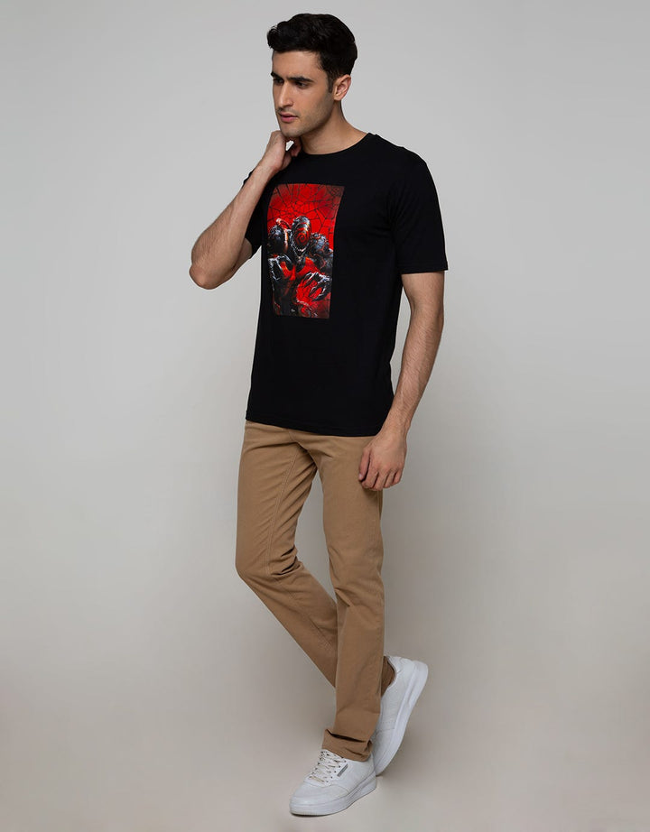 Marvel Venom Web Art Short Sleeve T-Shirt Print